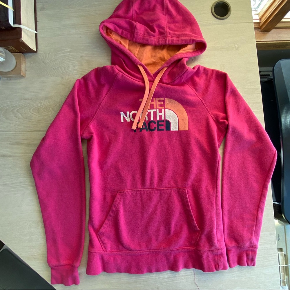 North Face Pink Women’s Extra Small Sweatshirt